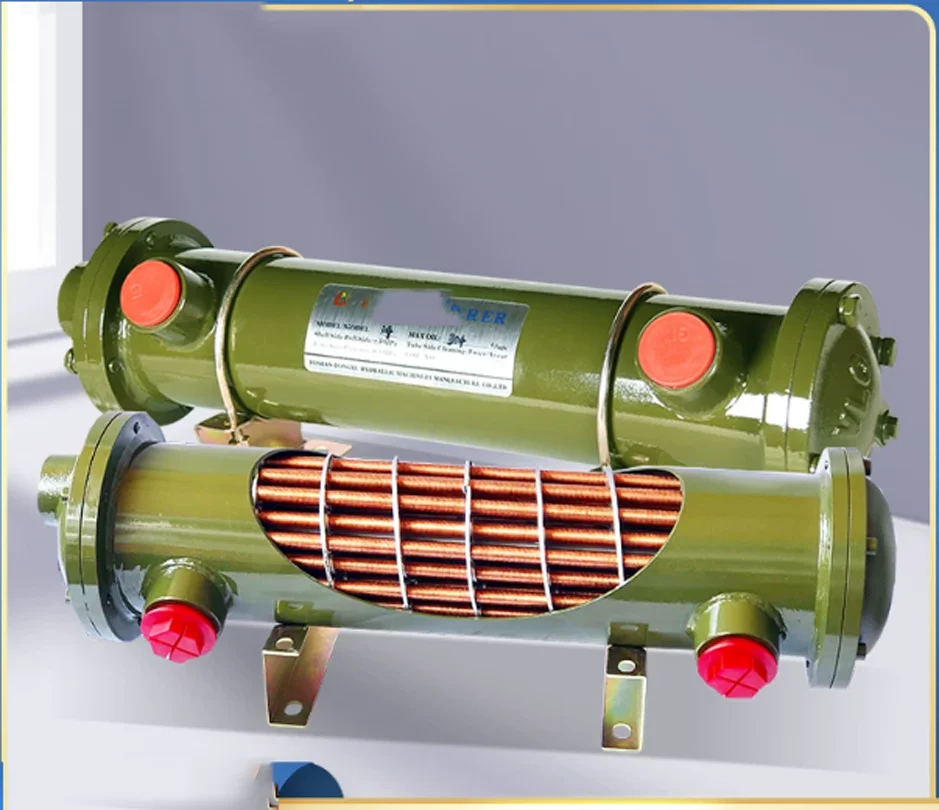 DC-303 Hydraulic Oil Water Cooler Tubular Oil Radiator Injection Molding Machine