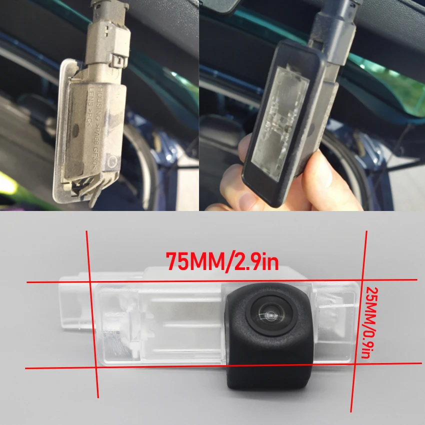 Intelligent Dynamic Trajectory Tracks HD Car Rear View Camera For Peugeot 1007 2008 208 301 307 308 406 407 408 508 607 806 807