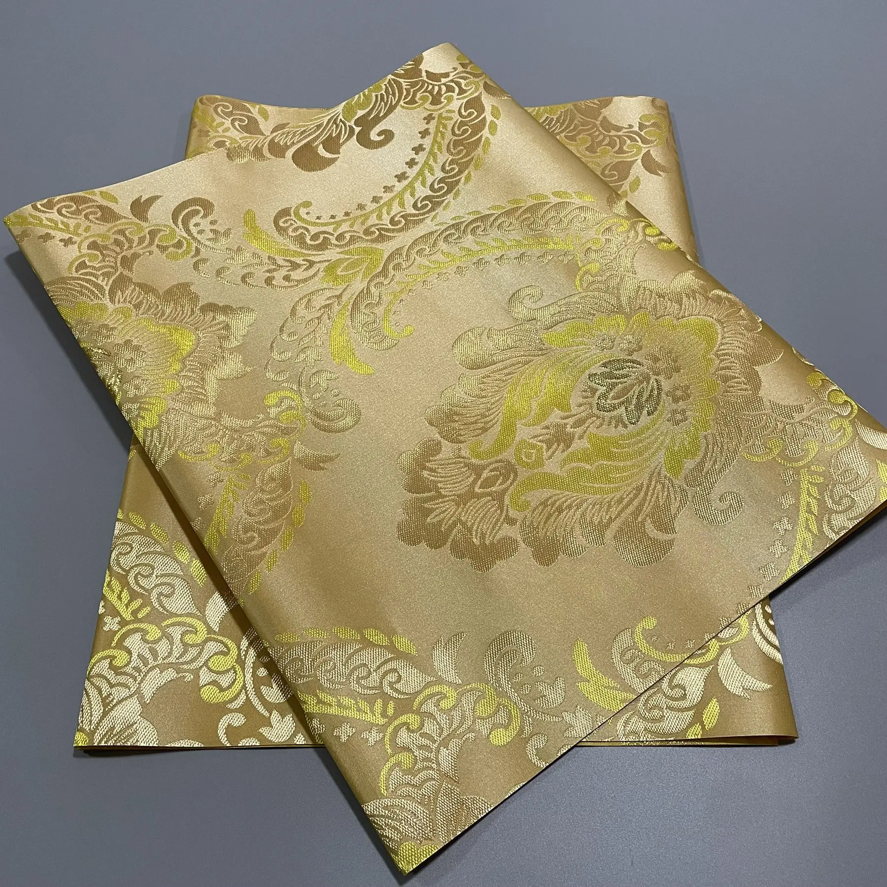 2026 Heißes Design Nigerianisches Damast Sego Kopftuch Gele 2 Stück/Beutel Luxuriöses Afrikanisches Gele Damen Haarband Wickeltuch zum Nähen für Hochzeitsoutfits – Detail 4