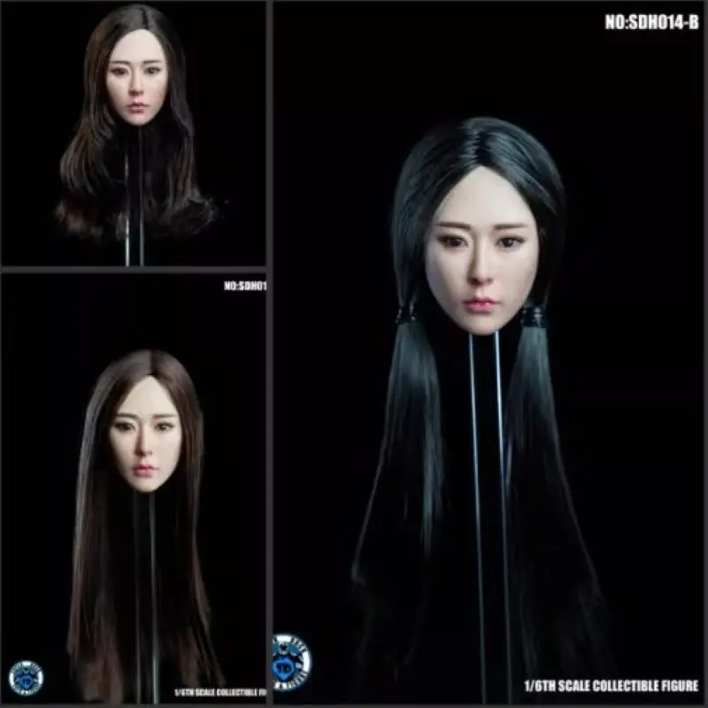 

Модель головы азиатской женщины-солдата SUPER DUCK SDH014 в масштабе 1/6, аксессуар для игрушечных фигурок, подходит для 12-дюймовых фигурок, в наличии.