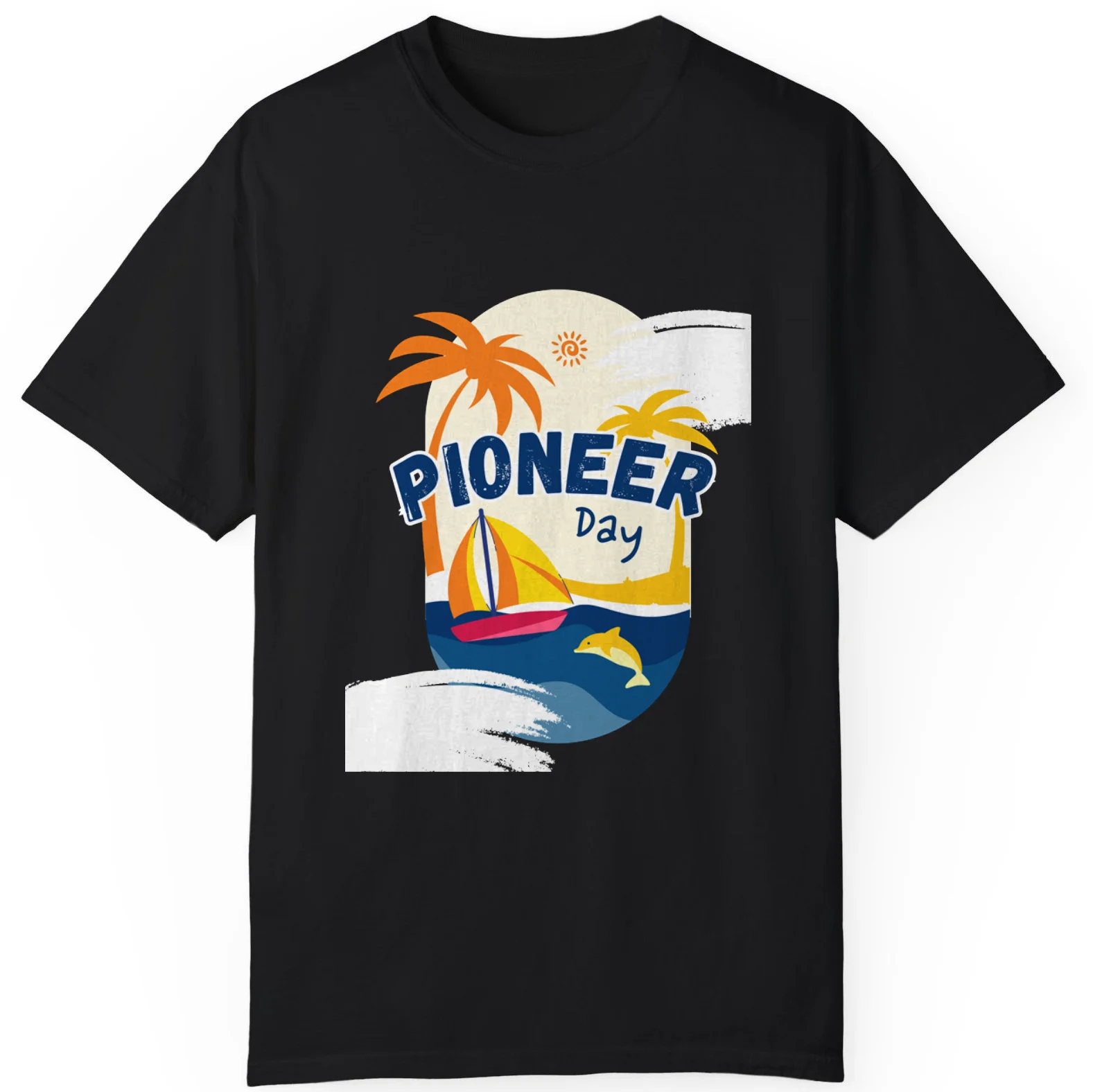 Playful Summer Pioneer Day Best Gift Mens And Las T-Shirt