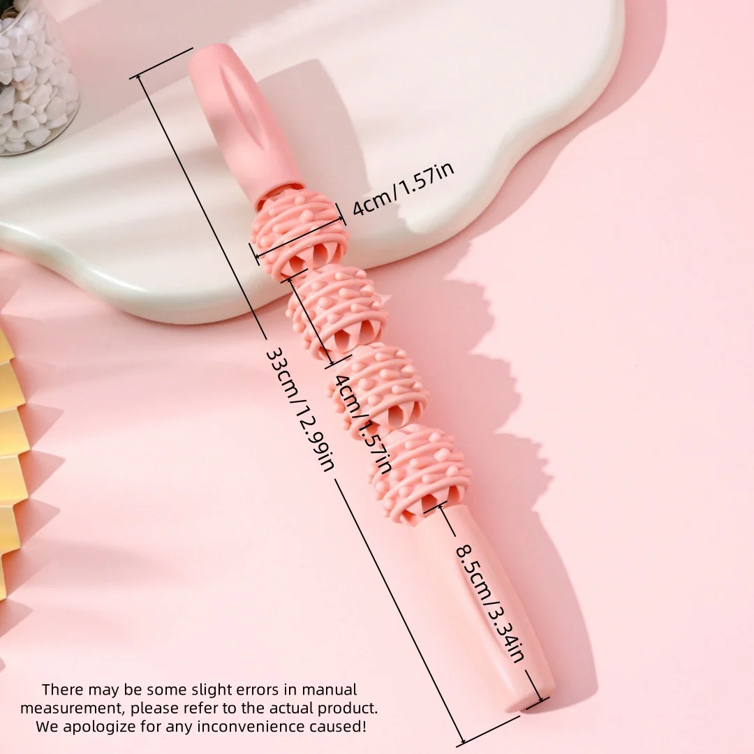 Massage Stick, Wolf Tooth Stick, Leg Muscle Relaxer, Yoga Roller, Slimming Calf Roller, Full Body Massage Yoga Stick