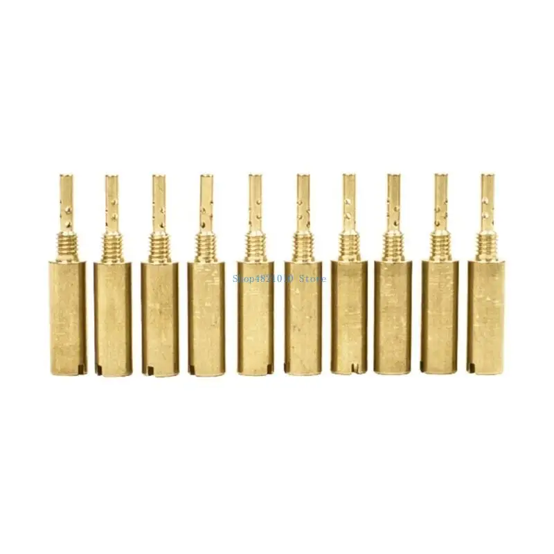 

T3LF 10x Motorcycle Brass Carb Jet for N424-22 Carburetor Slow Jet