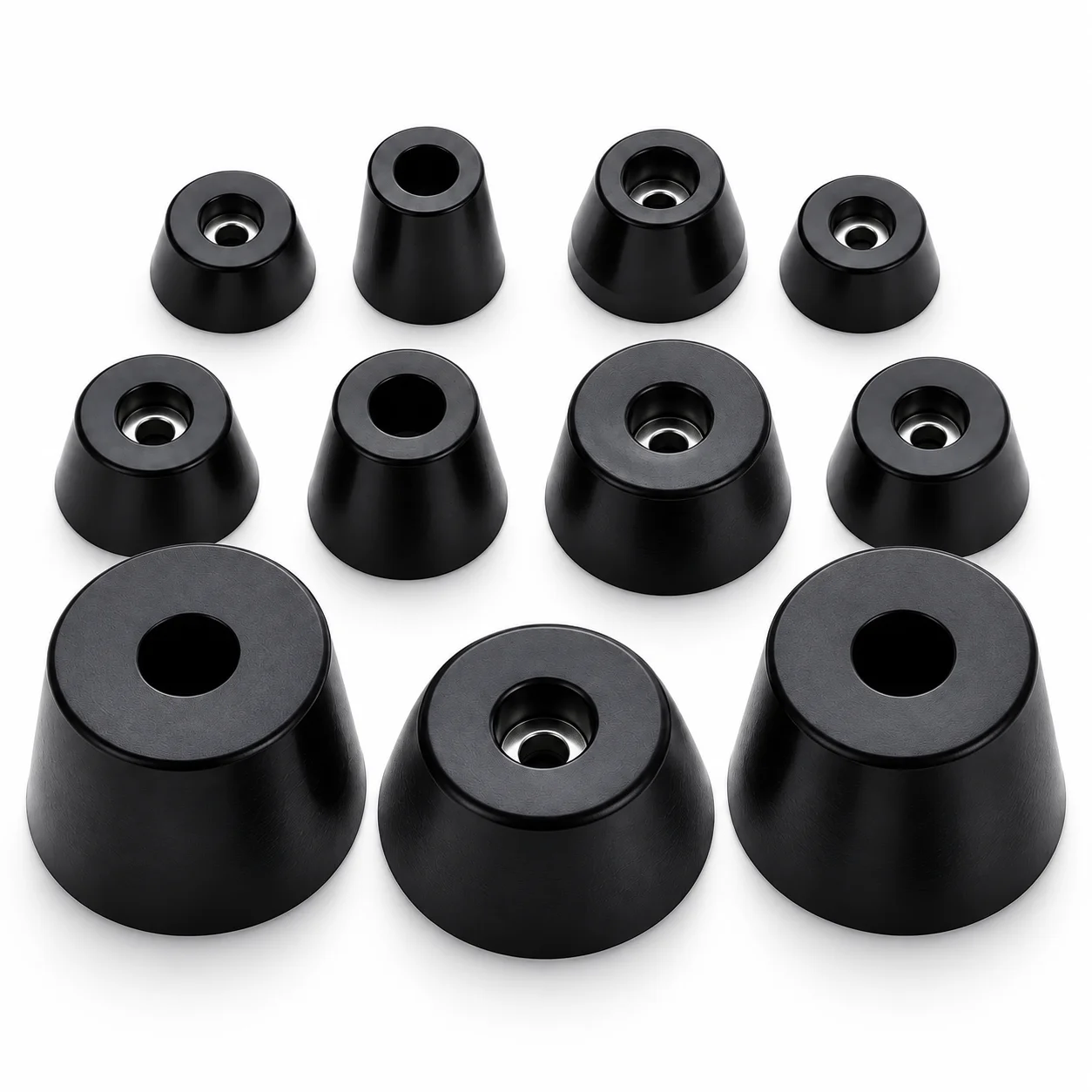 10PCS anti slip furniture, rubber foot pads, chairs, floor protection covers, speakers, shock-absorbing and anti slip tape pads