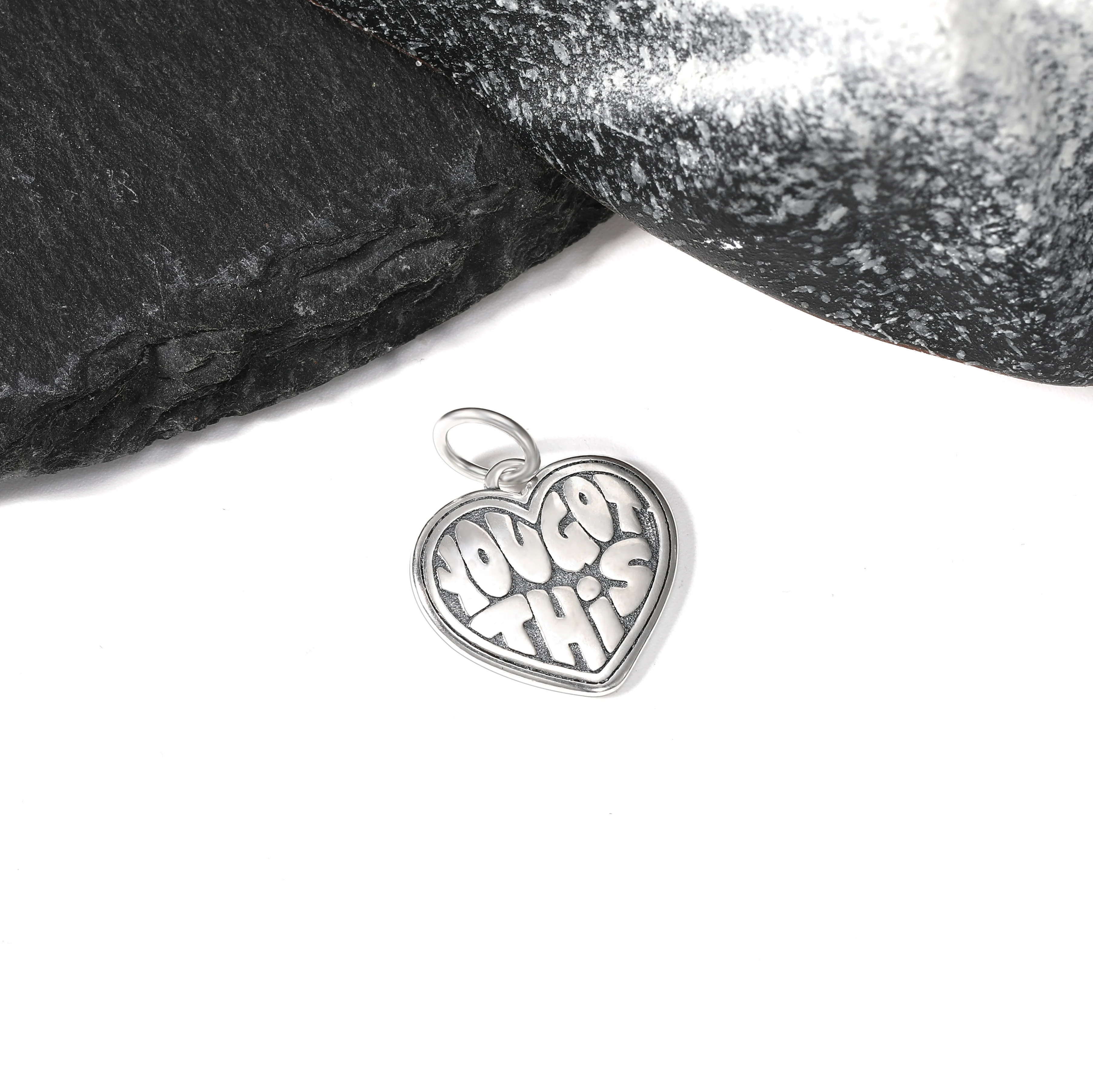 

DJ223 genuine 925 sterling silver fashionable classic pendant, you have this heart pendant silver jewelry