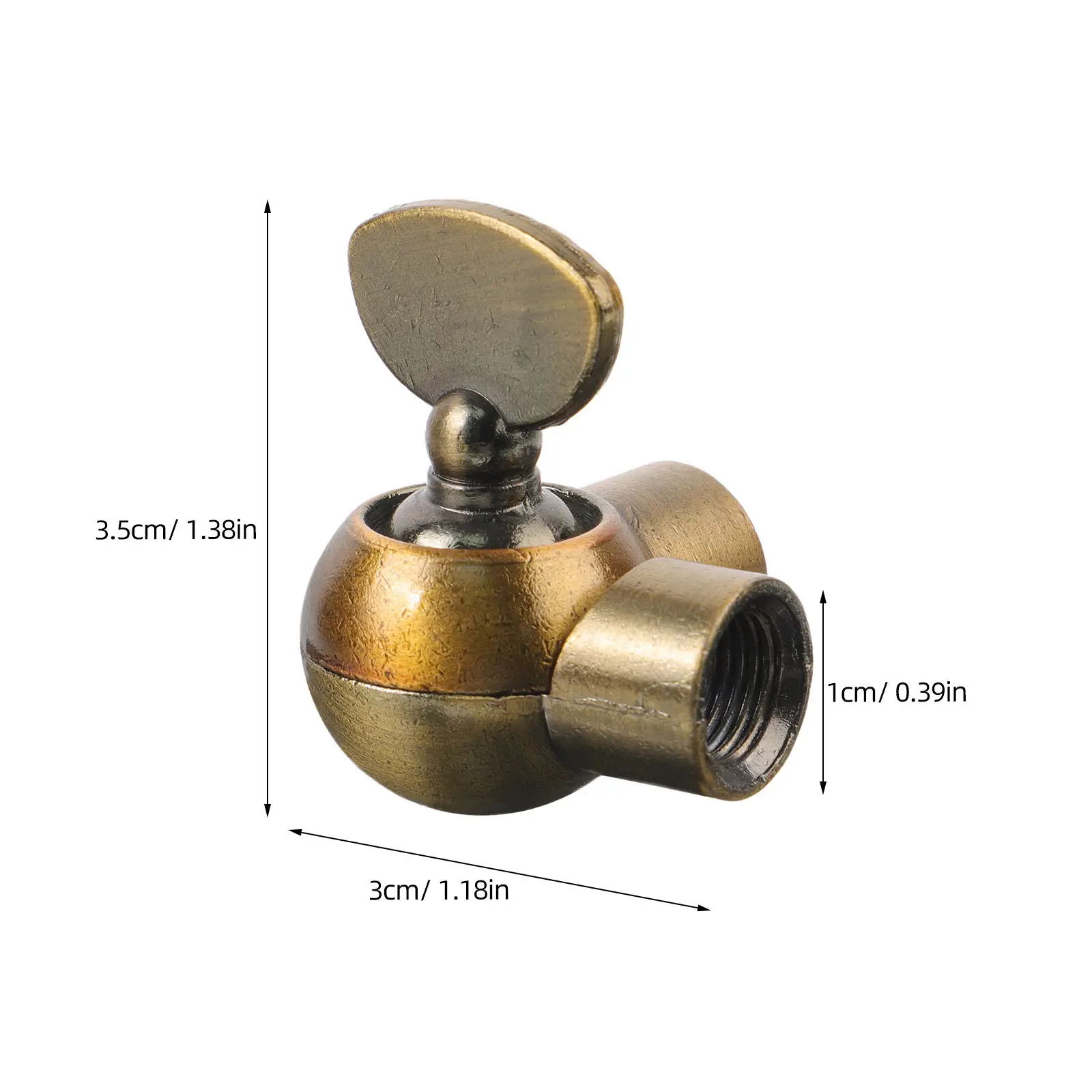 2Pcs Wall Sconce Arm Mount Vintage Lamp Adapter Metal Swivel Connector 180 Degree Rotation Adjustable Lamp Repair Parts