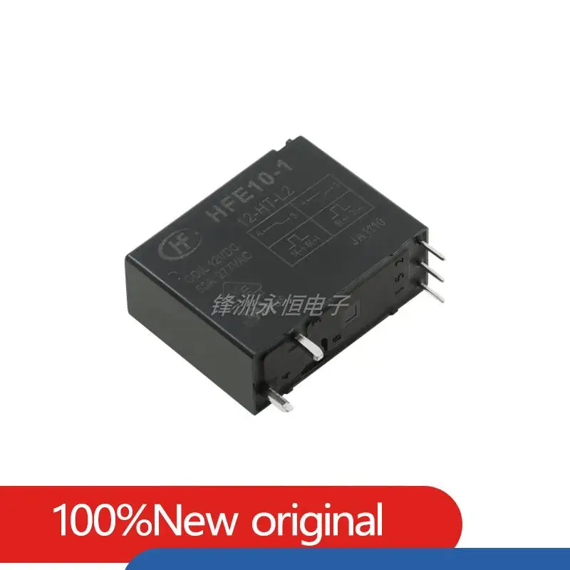 1PCS 12V 24V Relay HFE10-2 1-12 24-HT-L2 50A A Group Of Normally Open Double Coil With Manual Switch