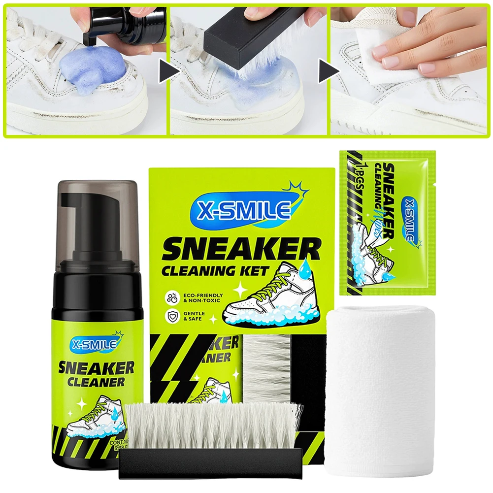 Sneaker Care Wipes - 4pcs/Set Sneaker Cleaning Care Kit Gentle