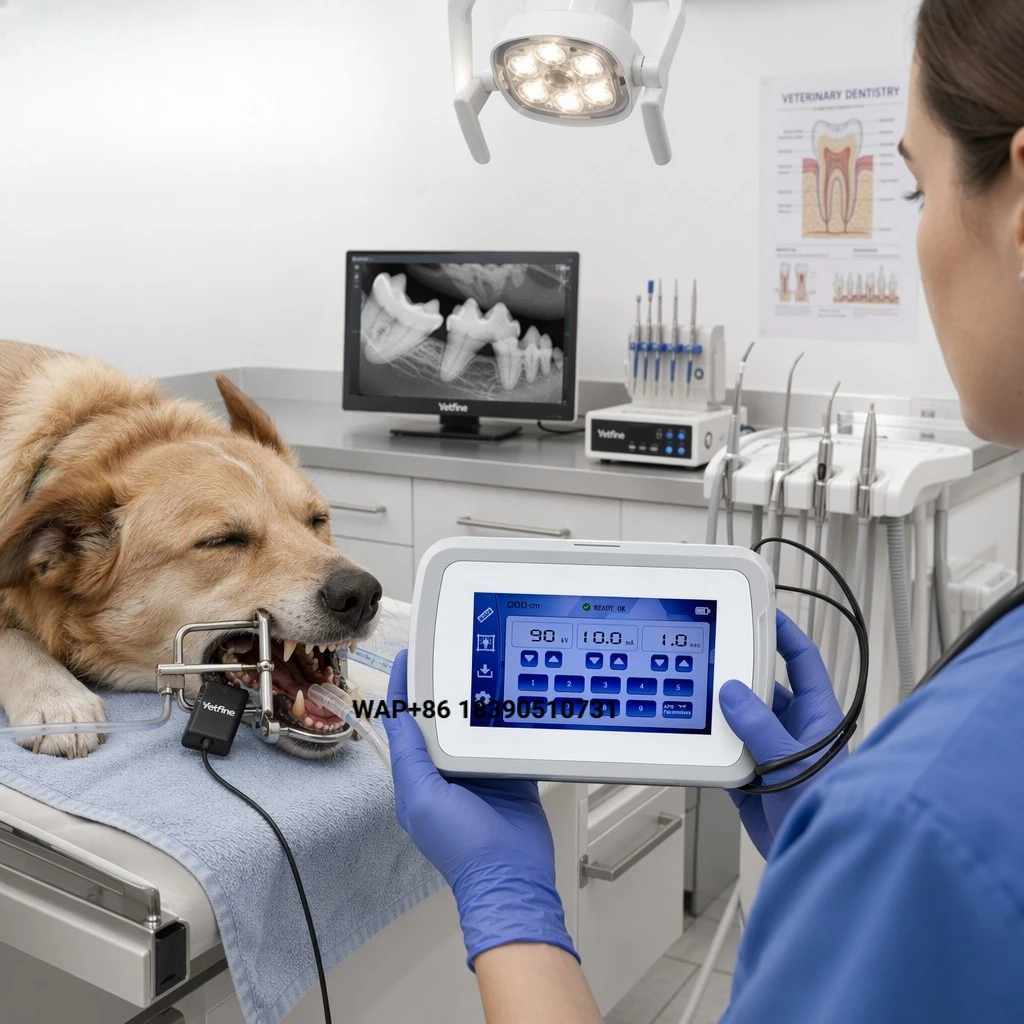 High-frequency portable veterinary X-ray machine handheld digital imaging system, suitable for daily use in small animal clinics