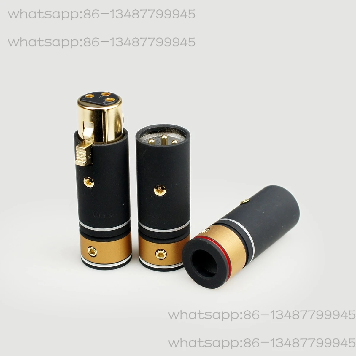 

Fever Aluminum Shell Canon Head Balance Head All Copper Gold Plated Canon Head Balance Line Connector (Pack of 6)