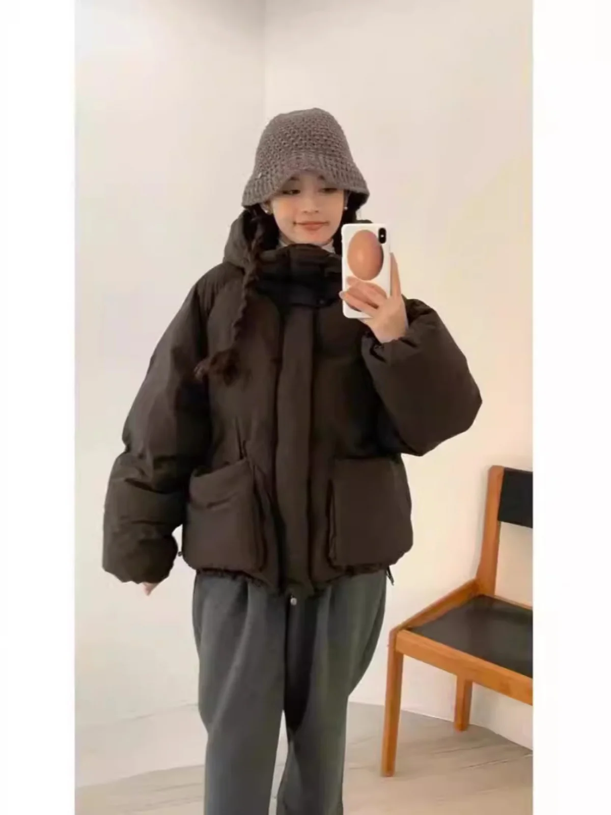 

Модная женская зимняя куртка из гусиного пуха, новая модель, универсальный дизайн, бренд Dongda Gate Tagkita, наполнитель из пера.