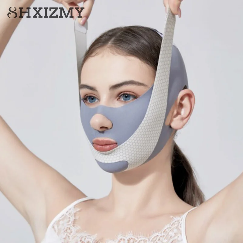 Bandagem de emagrecimento facial para mulheres, queixo, cinto de elevação, V Line Shaper, alça anti-rugas facial, cuidados com a pele, ferramentas de beleza