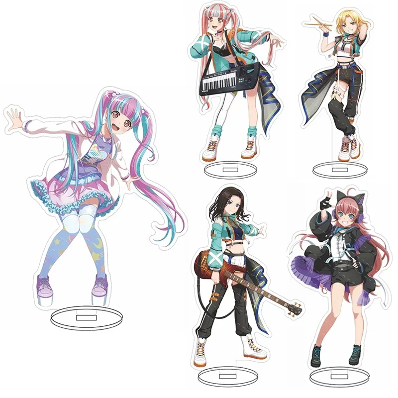 Cartoon Anime RAISE A SUILEN Stand Acrylic Figure MASKING PAREO CHU² BanG Dream Standing Model Plate Props Cosplay Gifts