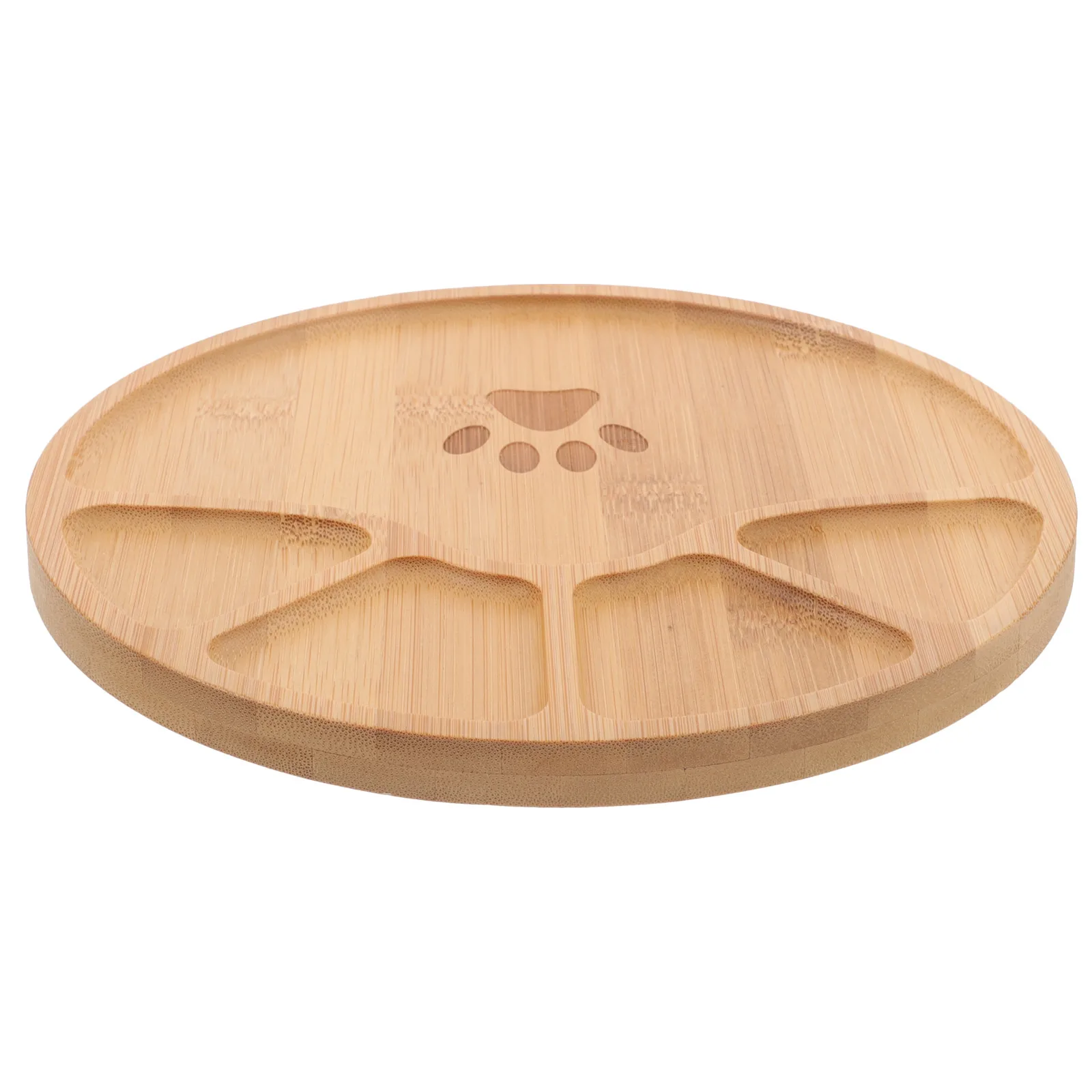 

Solid Wood Tray Plate Sections Snack Container Dry Fruit Food Tray For Desktop Household ganizer Display Serving Storage