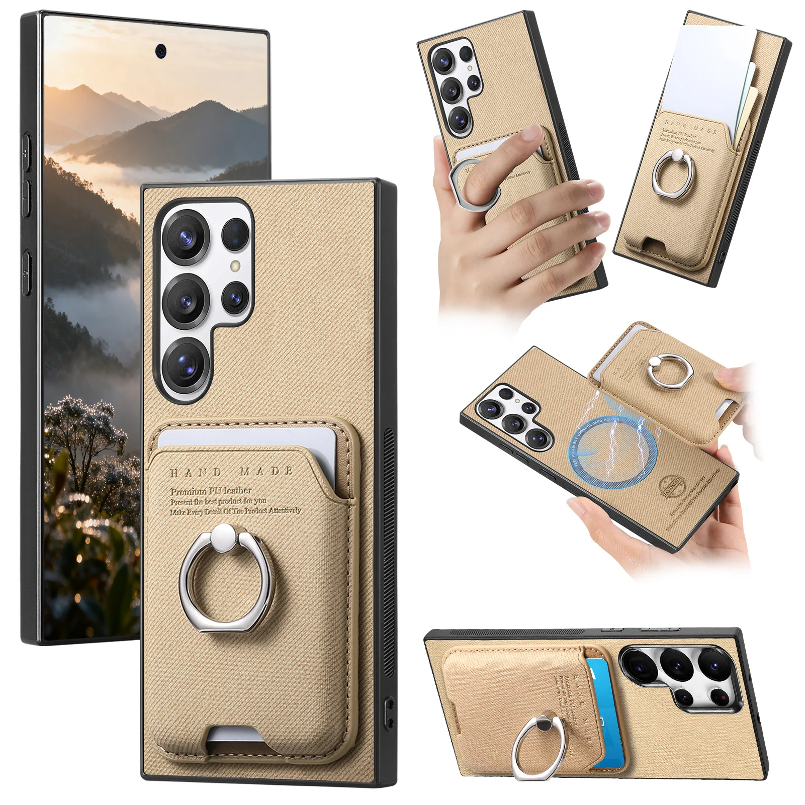 Für Samsung S26 Ultra S25 Rand S24 S23 S22 Plus S21 FE Telefon Fall Abnehmbare Leder Galaxy A17 A07 A06 A56 A36 A26 A16 A06 4G – Detail 12