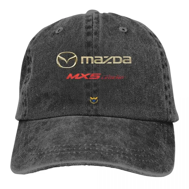 

Mazdaed MX-5 Red Baseball Caps Retro Distressed Car Mx5 Legend Snapback Hat Men Women Outdoor Activities Hats Cap