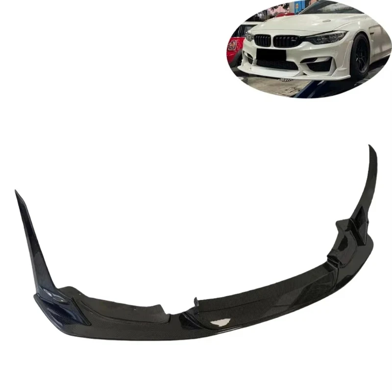 

LT Style Carbon Fiber Front Bumper Lip for F80 F82 F83 M3 M4 Front Bumper Lip Body Kit 2015+
