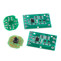 1Set HZ-8813 T6/U2/L2 Glare Light Control Circuit Board Flashlight Driver Board 3 Function 5 Function Gear Electric Plate