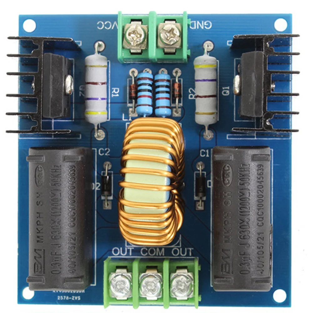 ABGI-2X ZVS Катушка Тесла Маркс Генератор DC 12 В-30 В 20 А 1000 Вт Высоковольтный источник питания в сборе