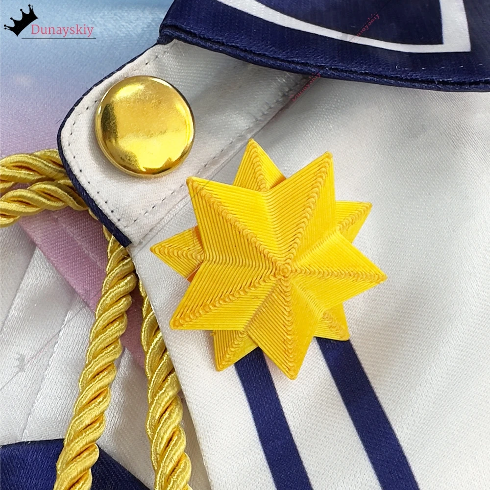 Vtuber higashi hoshimati suisei cosplay traje anime vtuber traje peruca equipe menina vestido feminino role-play princesa lolita vestido