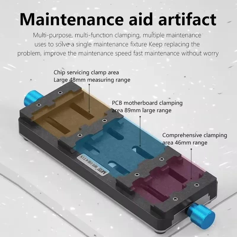 MaAnt T1N Universal Mobile Phone Motherboard CPU Chips Maintenance Fixture Glue Adhesive Removal Clamping Fixed Tool