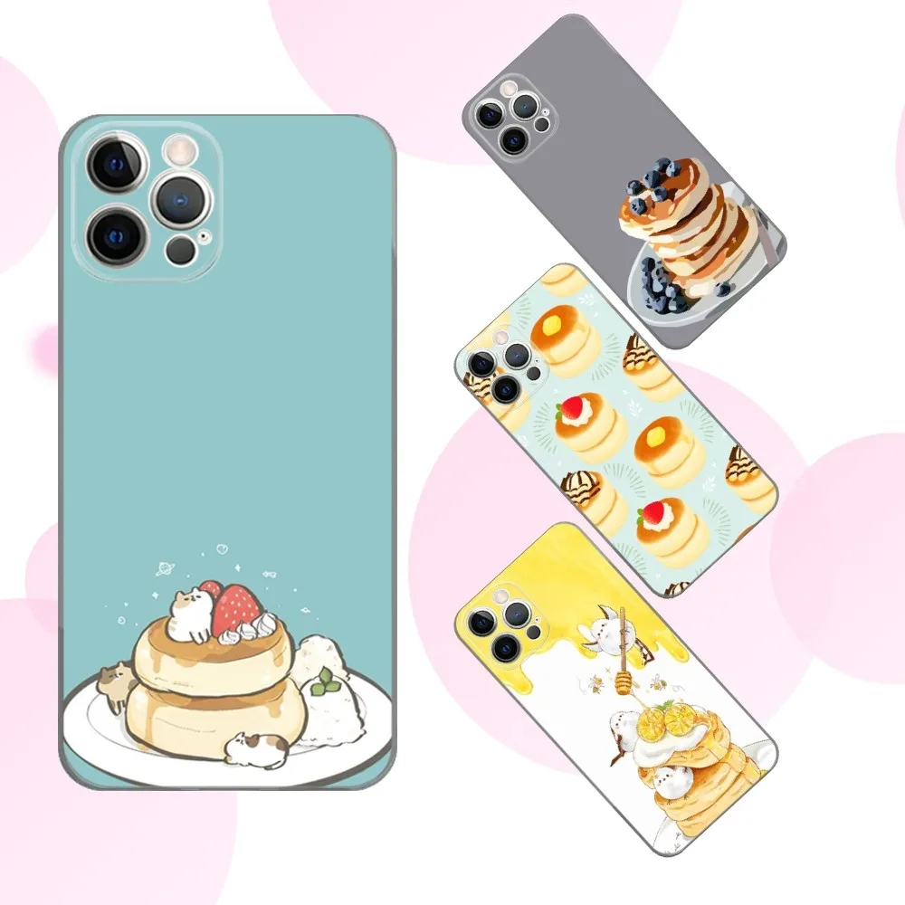 

Delicious S-Souffle cake Phone Case For iPhone 16e,16,15,14,13,12,11 Plus,Pro,Max,XR,XS,X,Plus,SE,Mini Transparent Soft Cover
