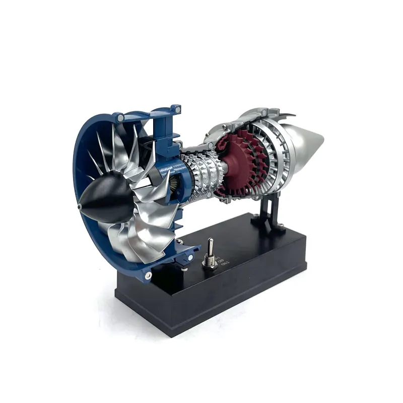 TECHING DM122 メタルターボファンエンジンモデルキット DIY 精巧なターボファンエンジン 楽しいデスクトップトイ