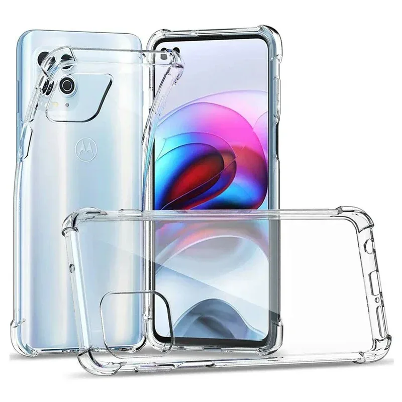 New Phone Case for Motorola Moto G13 G23 G53 G73 G22 G52 G41 G51 5G G100 G30 G20 G10 Four-Corner Anti-Drop Shockproof Protector