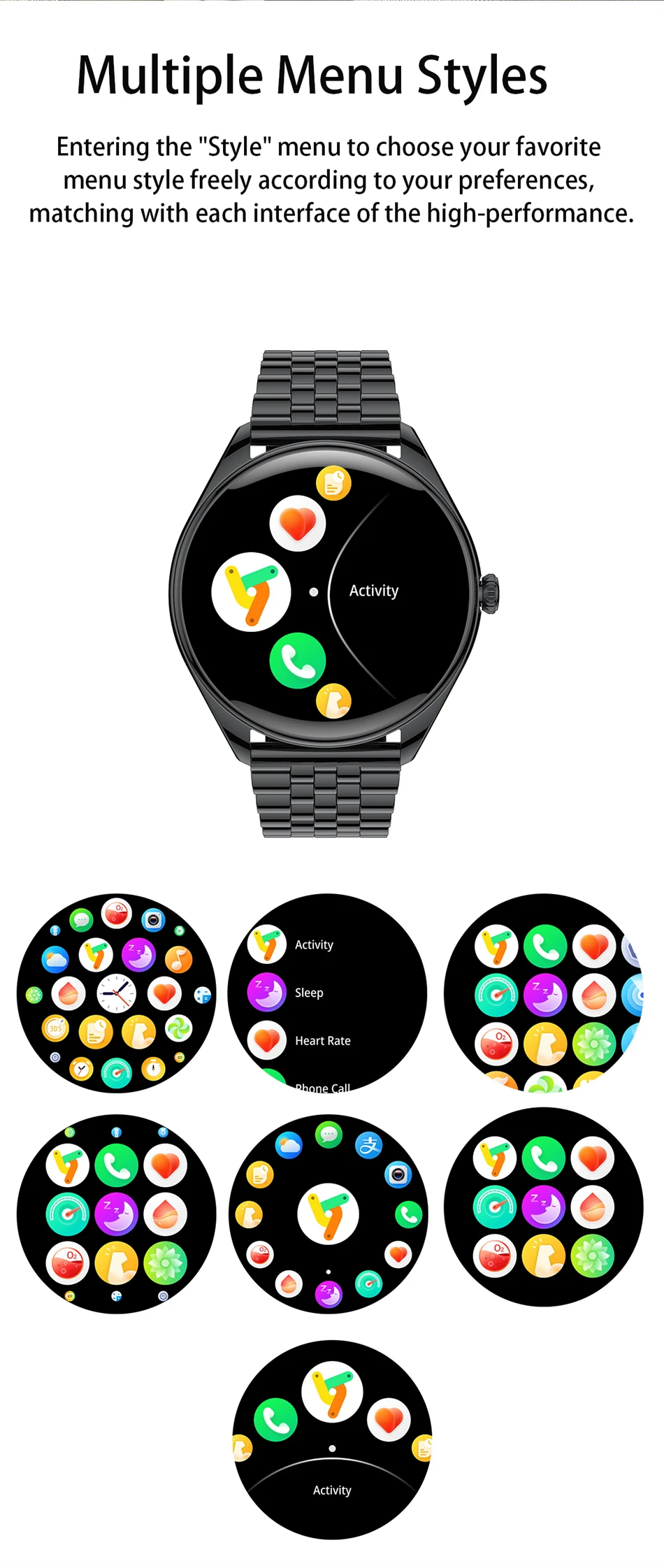 Neue ultradünne Smartwatch für Herren, AMOLED 3D-Bildschirm, immer aktuelles Zifferblatt, Sport, Fitness, wasserdicht, Herzfrequenz, Bluetooth-Anruf, Smartwatches – Detail 12