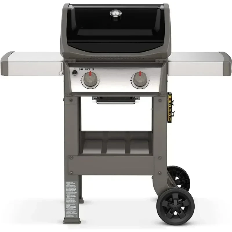 Double Burner Liquid Propane Grill, 48 X 26 X 57 Inches, Black