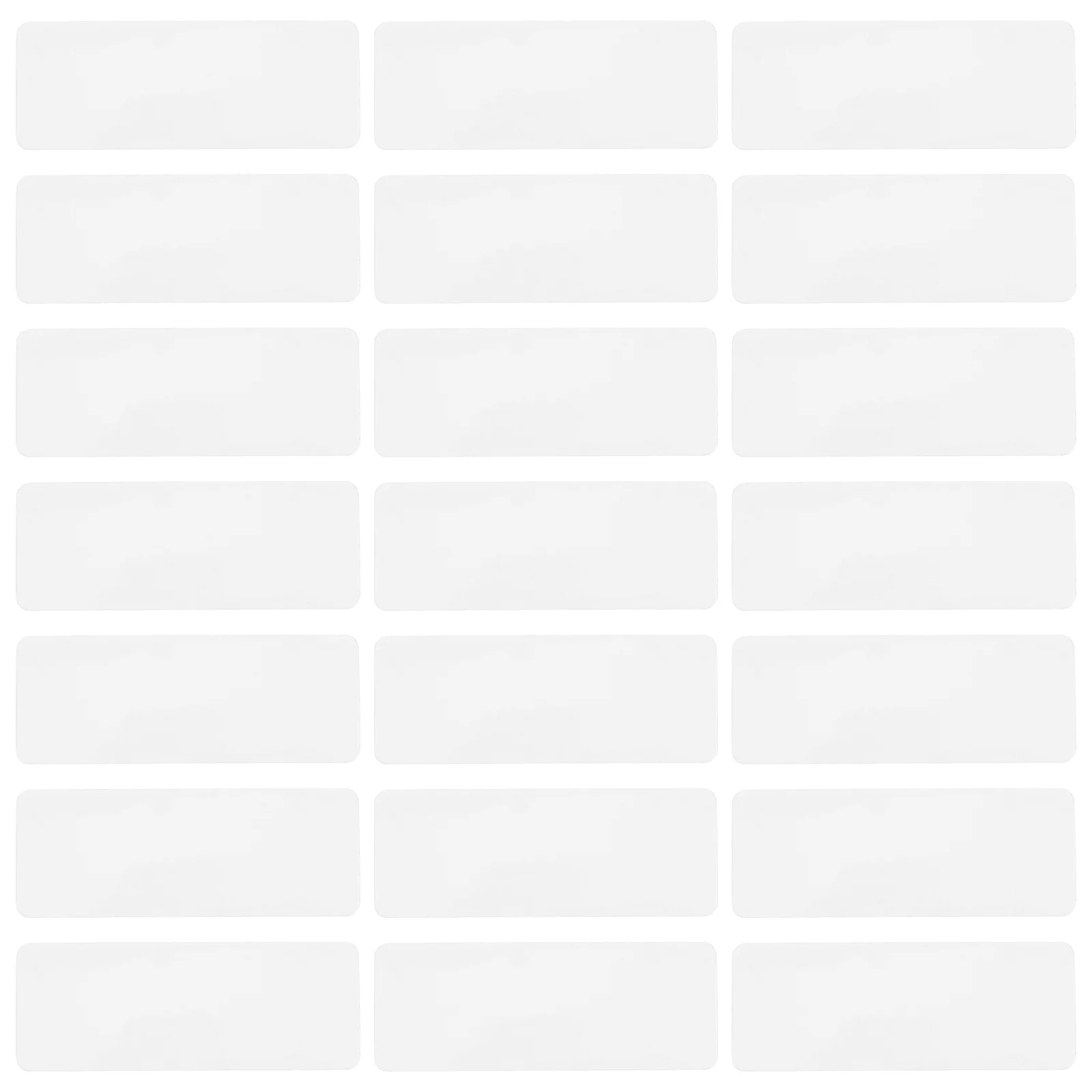 50 قطعة تسميات المسح الجاف المغناطيسي قابلة لإعادة الاستخدام مغناطيس قابل للكتابة للفصول الدراسية مكتب السبورة الثلاجة تنظيم اسم العلامات #4