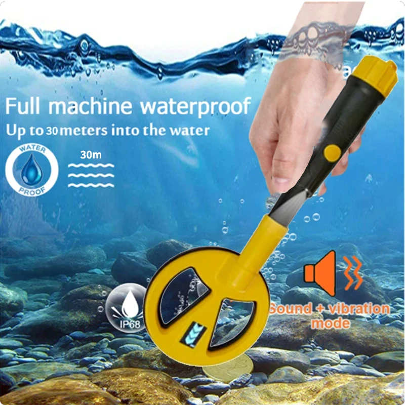 Metal Detector Underground Professional Depth 30m Search Finder Gold Detector Treasure Hunter Detecting Pinpointer Waterproof