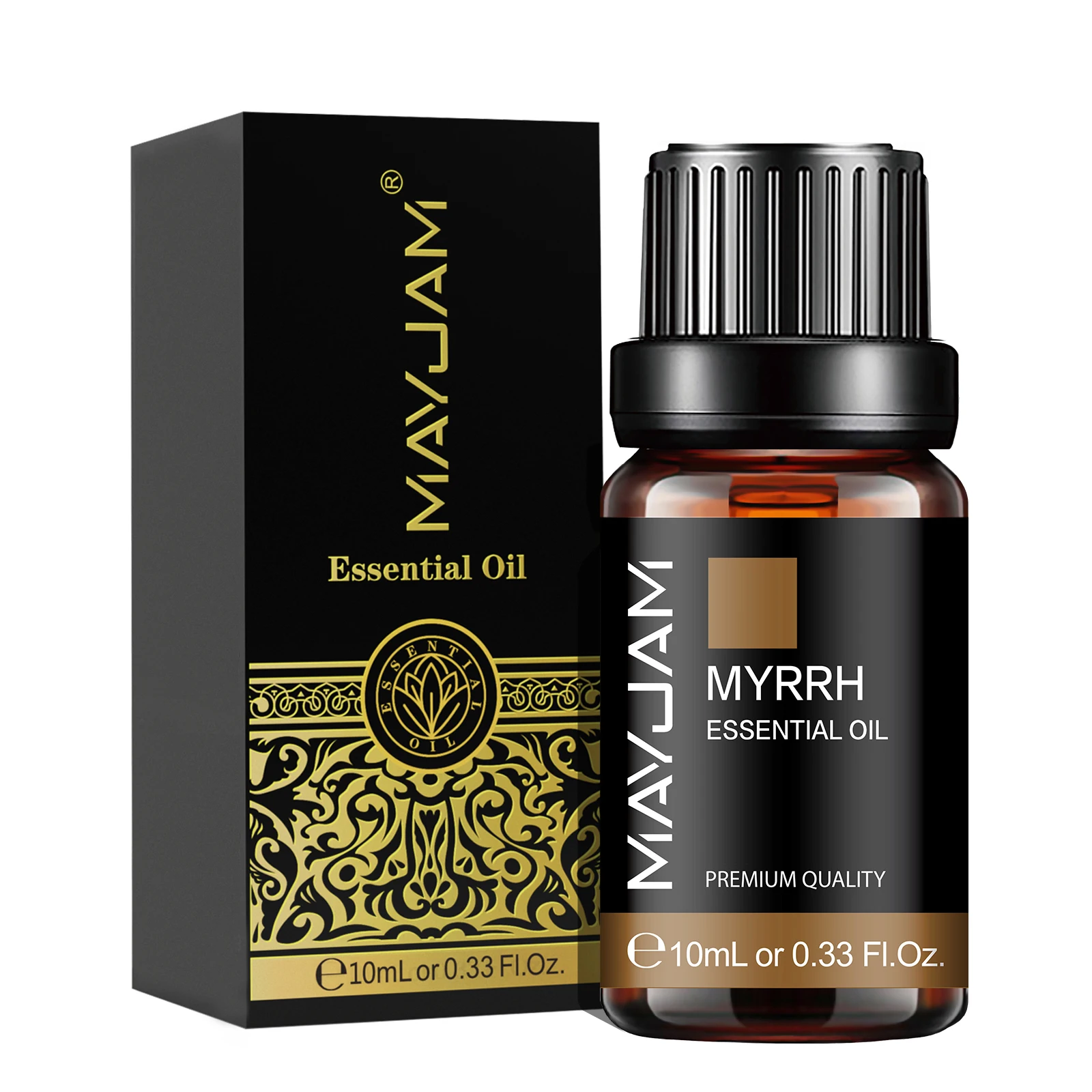 MAYJAM 10ML Myrrh Camphor Thyme Vetiver Cypress Cajeput Essential Oil For Humidifier Diffuser Burner Making Scented Candle