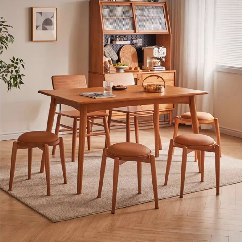 

Складные обеденные стулья для хранения, удобные мягкие кухонные сиденья, современная мебель для ресторана, универсальные туалетные стулья для спальни