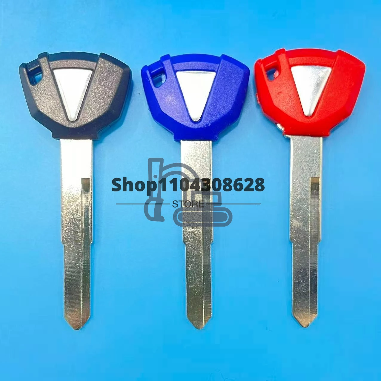 Motorcycle Blank Key Uncut Blade Z650 Z750 Z800 Z900 Z1000 Z1000SX Z250 Z300 Z400 ZX-6R 636 ZX-10R ZX-7R 9R ZX-14R