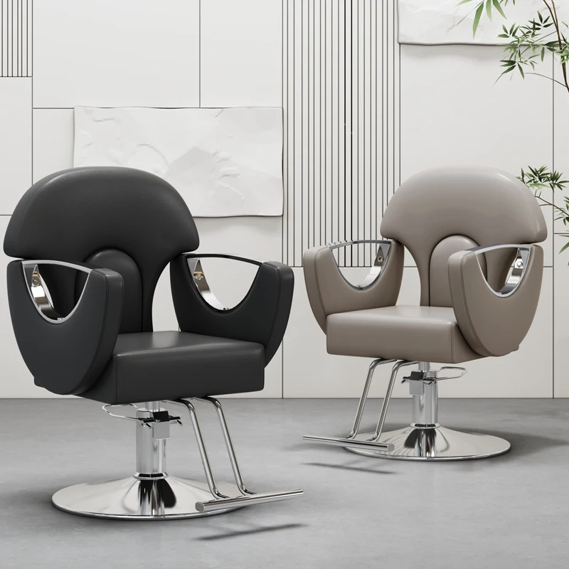 

Luxury Tray Swivel Barber Chair Hairdressing Beauty Salon Shampoo Commercial Barber Chair European Aesthetic Salon Furniture