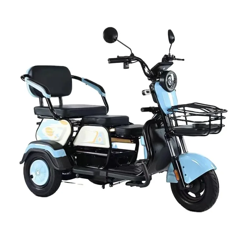 

Open Body Electric Tricycle Electric Bike LED Display Electric Bicycles Hot Offer High Performance 60v 3 Wheel 3 Seats Passenger