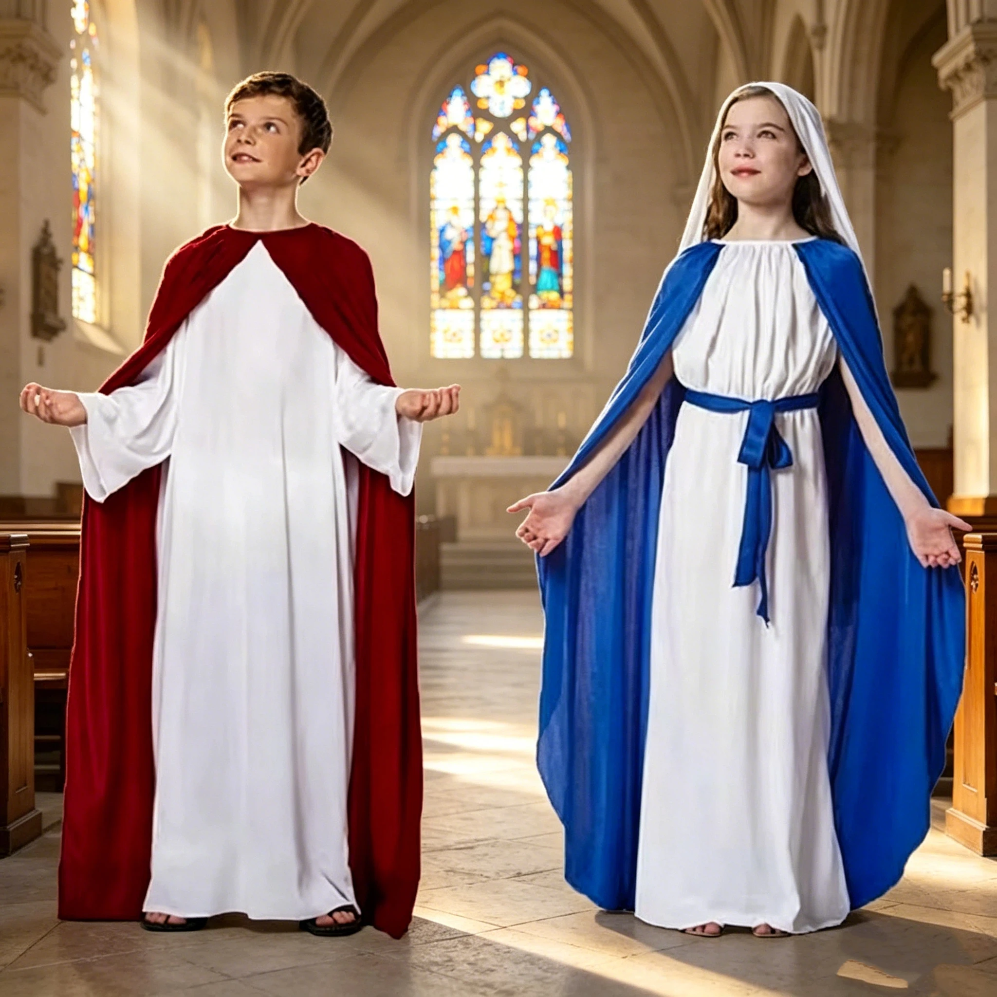 

Greek Nun Enfant Party Cosplay Costumes Priest For Enfants Costume Outfit Roman Carnival Halloween Dress Up