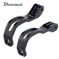 Deemount garfo dianteiro instalar suporte de farol montagem câmera ação braçadeira rack se encaixa interface gopro brompton bicicleta estrada mtb peças