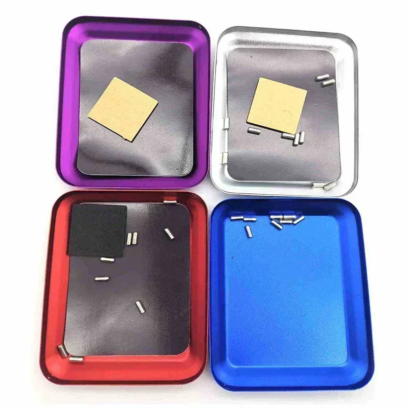 Magnetyczna tacka na śruby ze stopu aluminium do naprawy modeli RC, samochodów terenowych, łodzi, dronów.