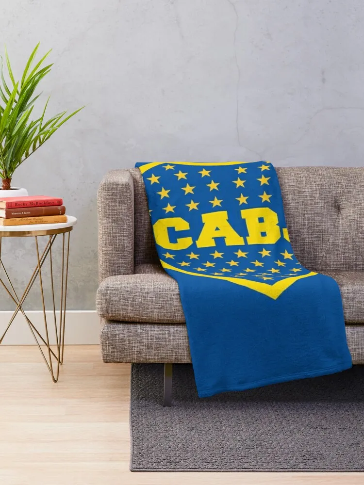 Manta peluda de Boca Juniors CABJ, mantas de diseñador