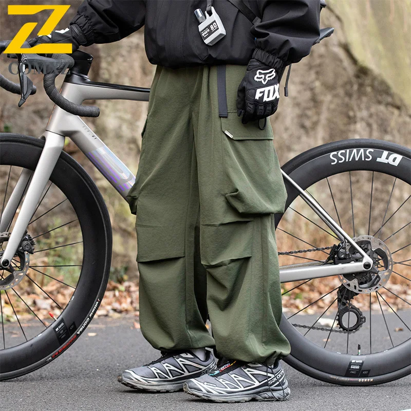 Men's Utility Cargo Pants 2025 New Autumn Vintage Soft Lightweight Trousers Loose Outdoor Camping  Adventure Comfort Pants