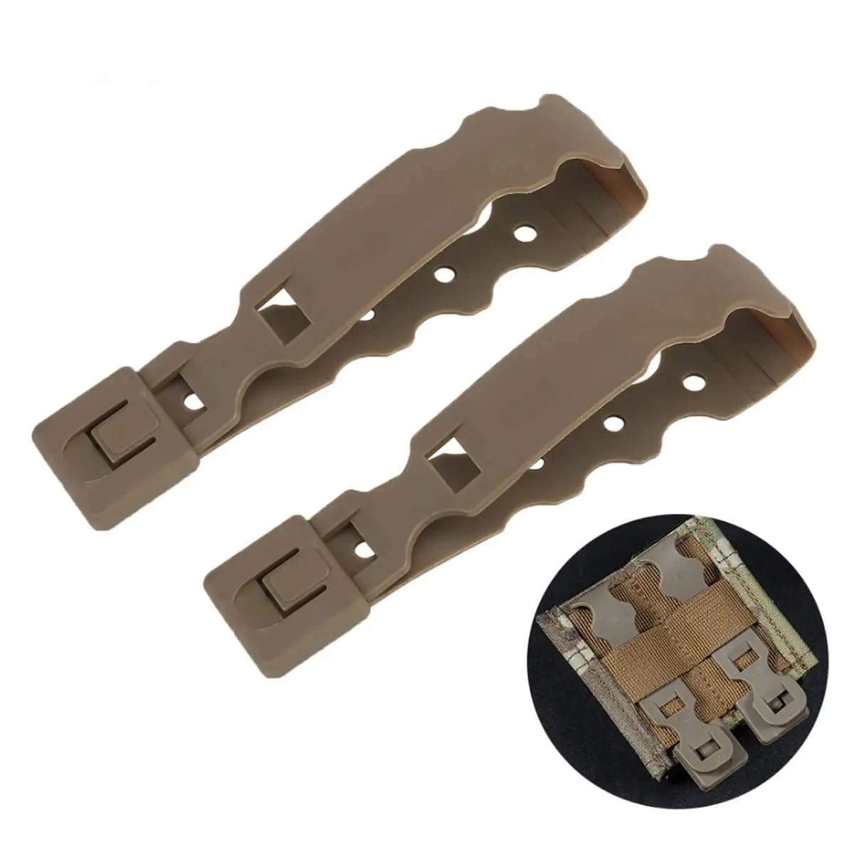 Tactical Durable Nylon Quick Release Strip Malice Clips Strap Buckle For Mag Pouch Molle System Shooting Hunting Accessories