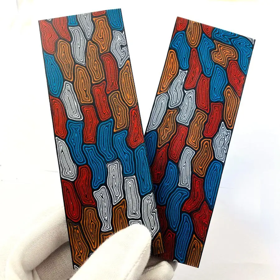 

G10 Knife Handle Materials Blanks Damascus Pattern Scales for Making 1 PCS