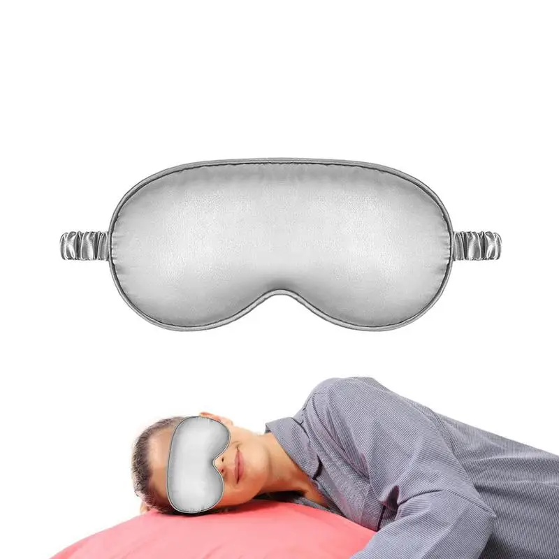 Sleeping Eye Cover Night Blindfold Blackout Light Blocking Eye Cover Smooth Soft Breathable Eye Cover Elastic Light Blocking Eye