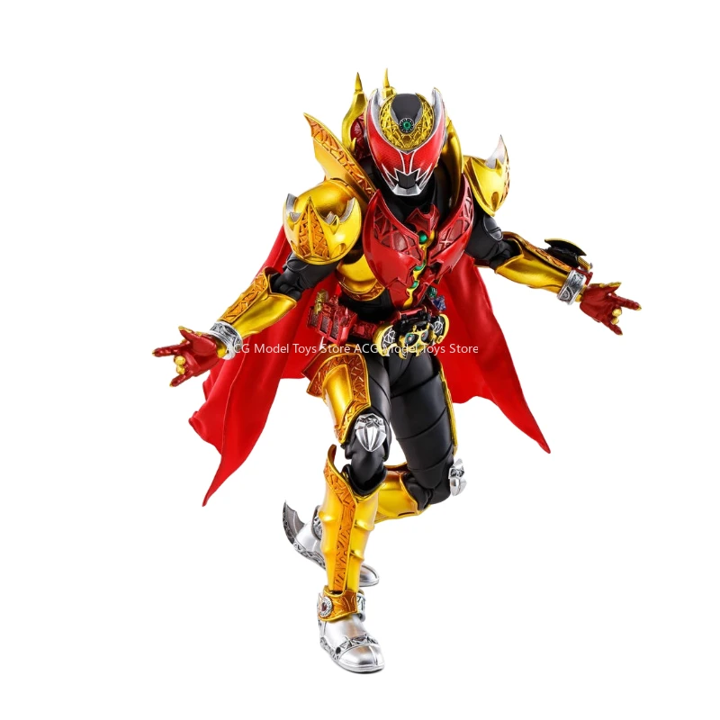 In Stock 100% Original Bandai S.H.Figuarts SHF Tokusatsu Masked Rider Kiva Emperor Form Action Figure Toys Collection Model Gift