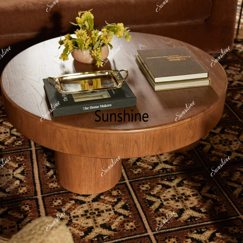 

Household living room Small apartment light luxury high-end simple coffee table