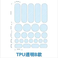 

Bike Protector Scratch Resistant Transparent Tpu Film Frame Protection Guard Chainstay Protector For Mountain Road Bicycle Frame