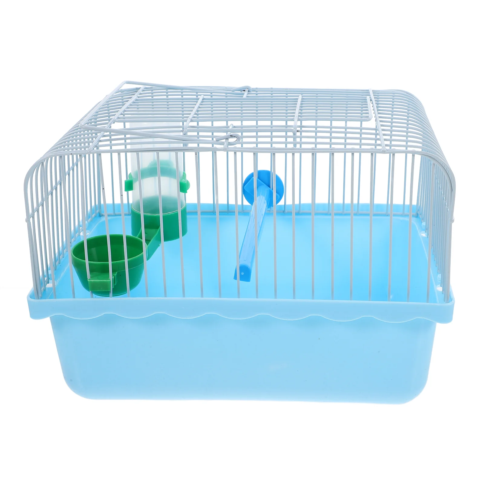 

Macaw Cage Portable Birdcage Cages Parrot for Parakeets Blue Travel Carrier Love