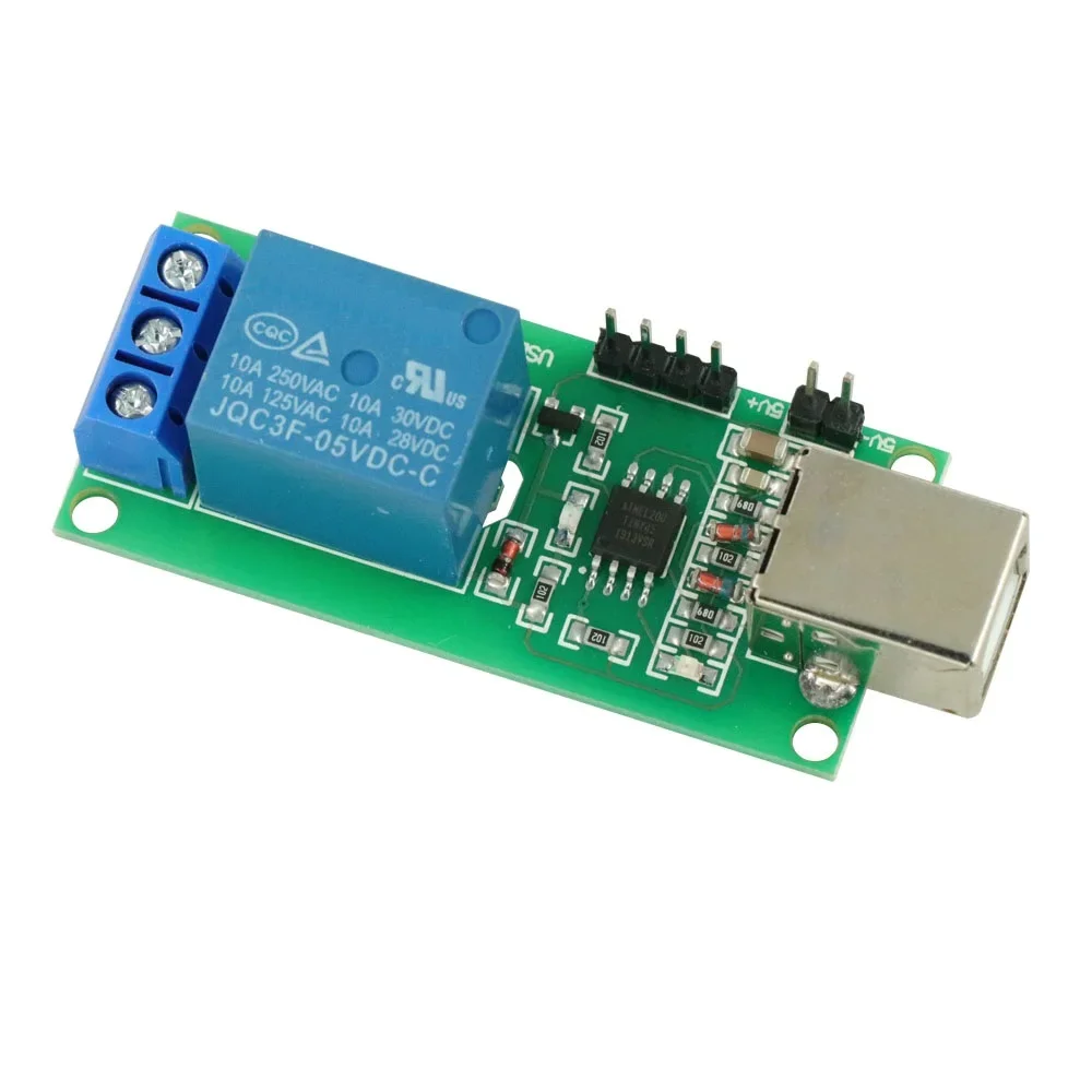 1 kanał 1 przekaźnik USB 5V programowalny sterowanie komputerowe do inteligentnego domu 1CH płyta modułu ukryty dla XP32 WIN7 250V 10A